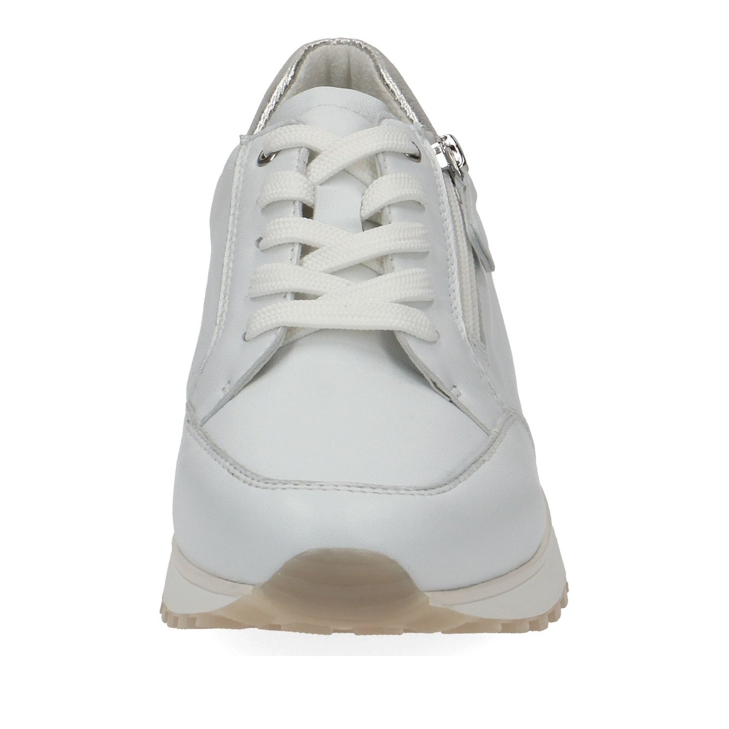 Women's White Wedge Athletic Sneakers