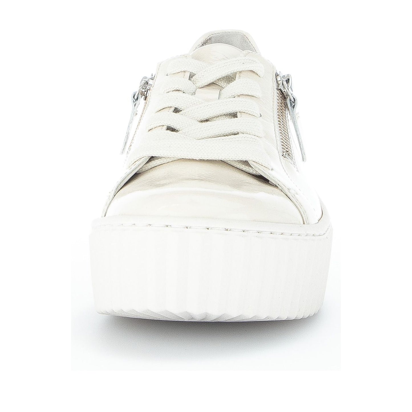 Women's Beige Wedge Athletic Sneakers
