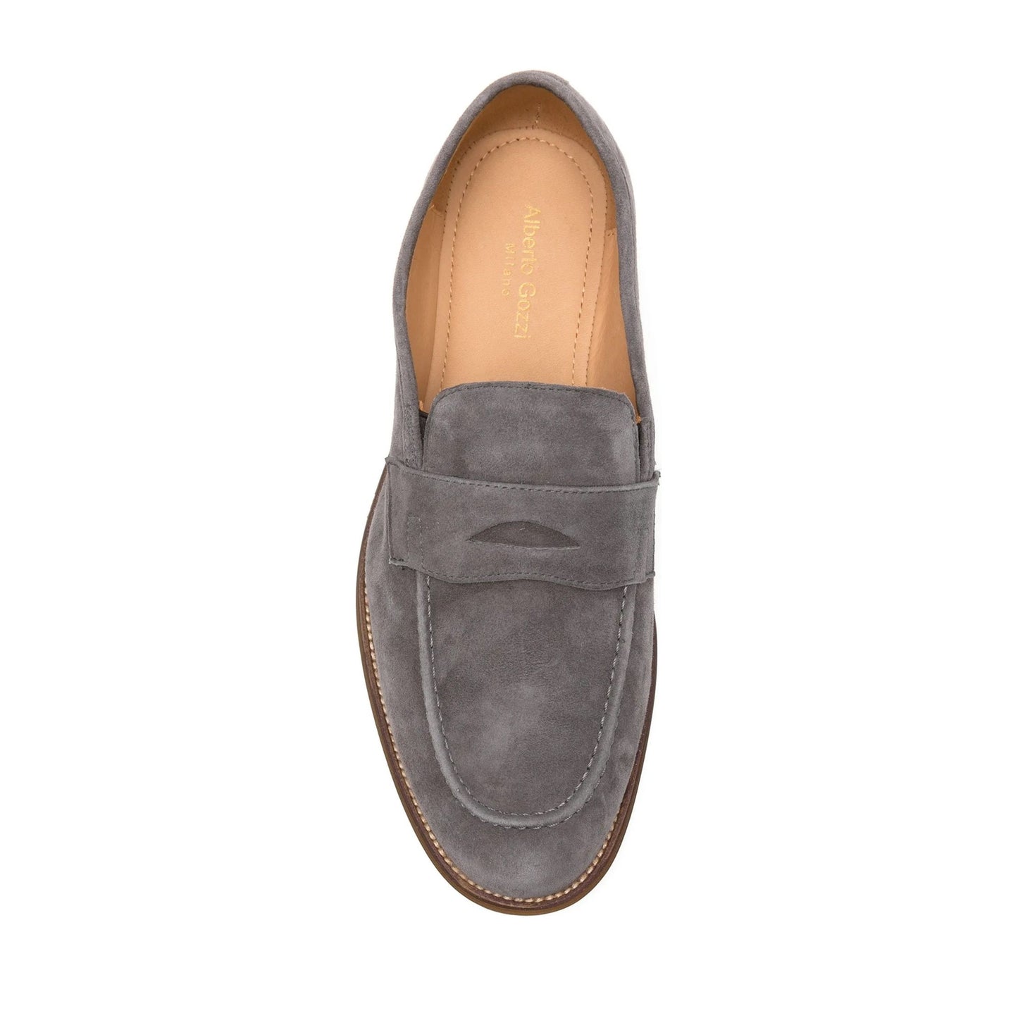 Men's Gray Dress Loafers