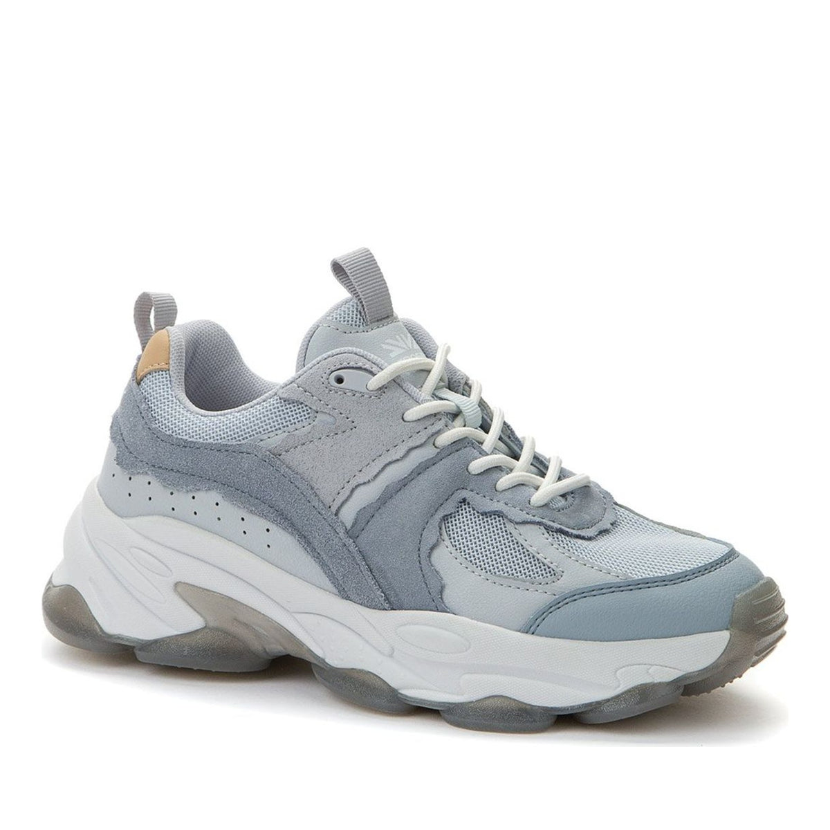 blue casual closed sneakers