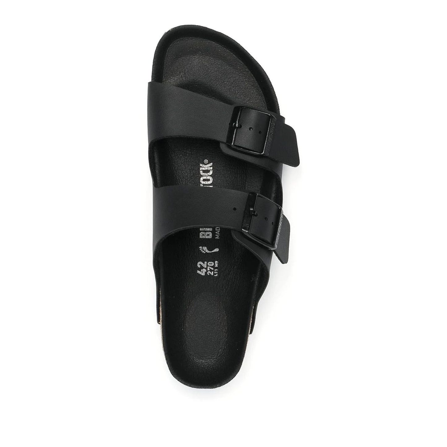 Black Open-Toe Slippers