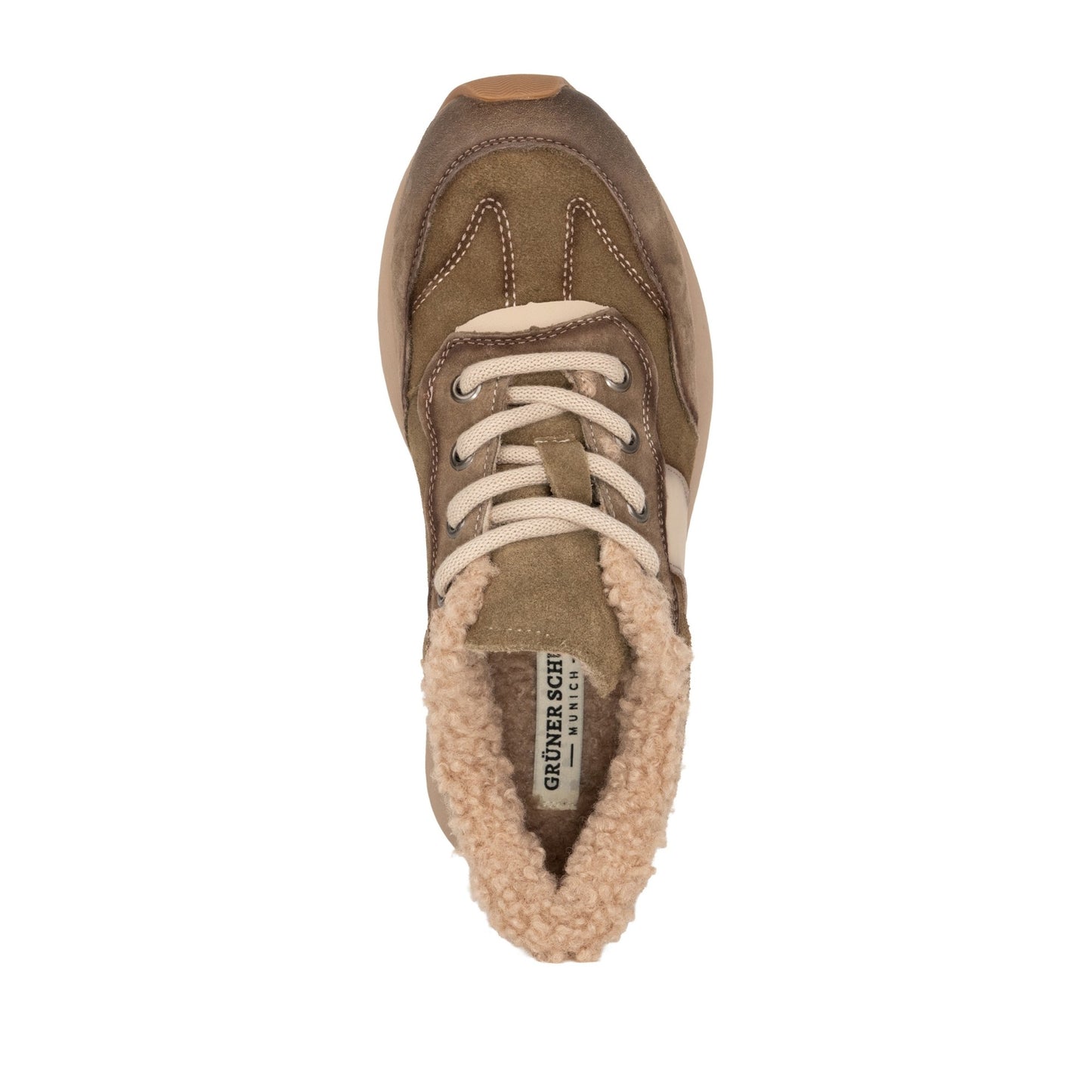 Women's Green Warm Shoes