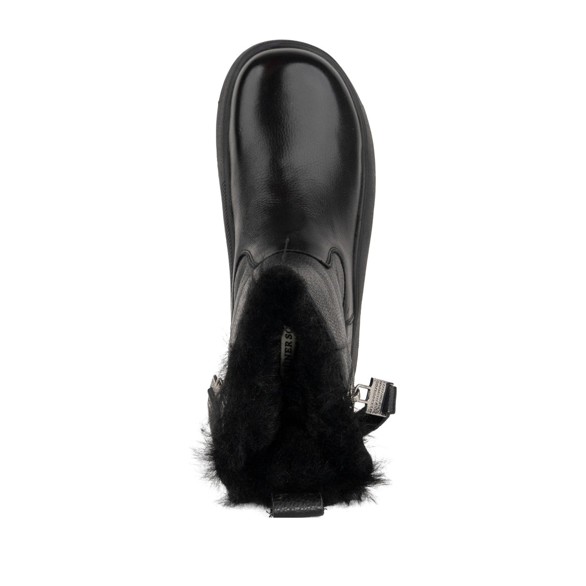 Women's Black Wedge Boots