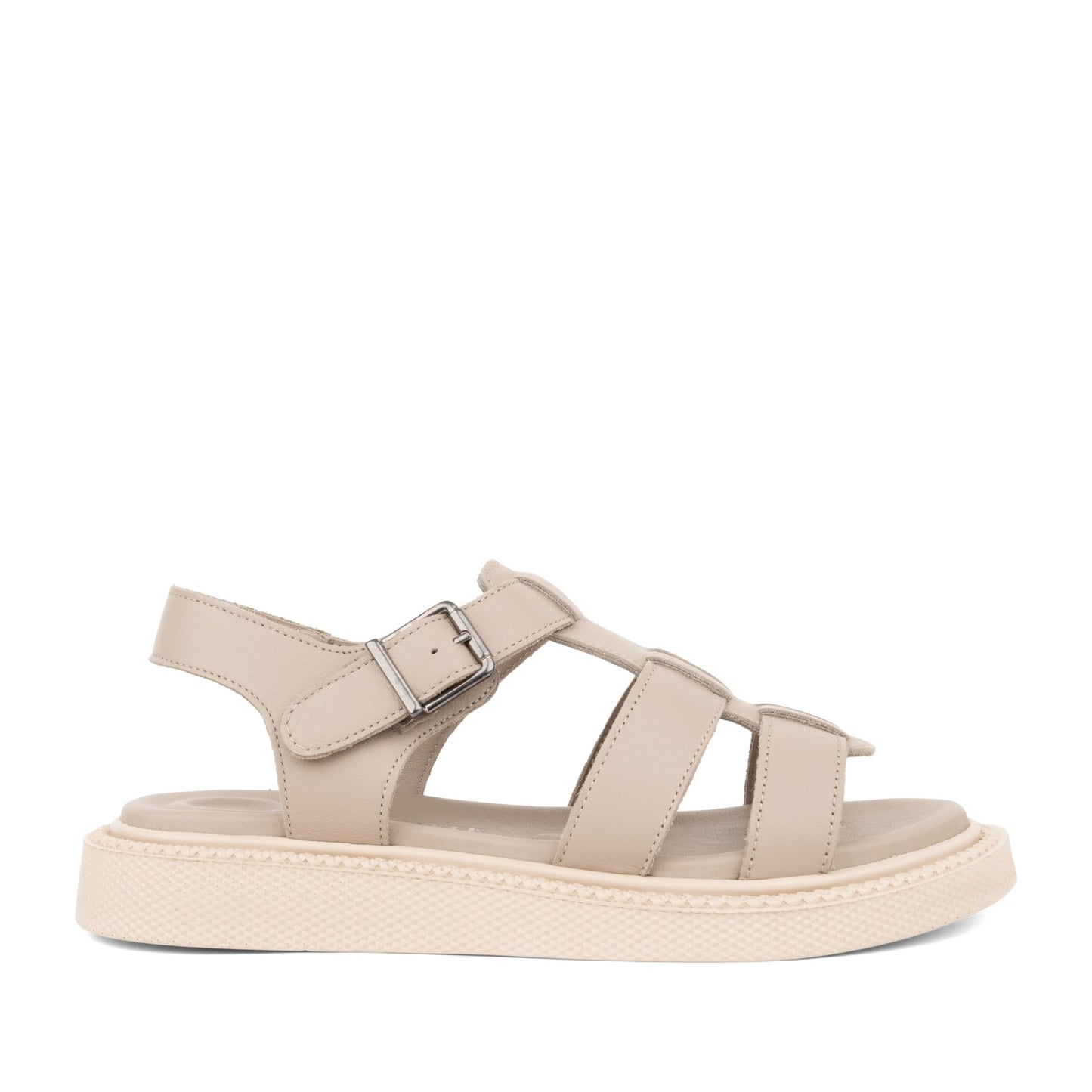 Women's Gray Open-Toe Sandals