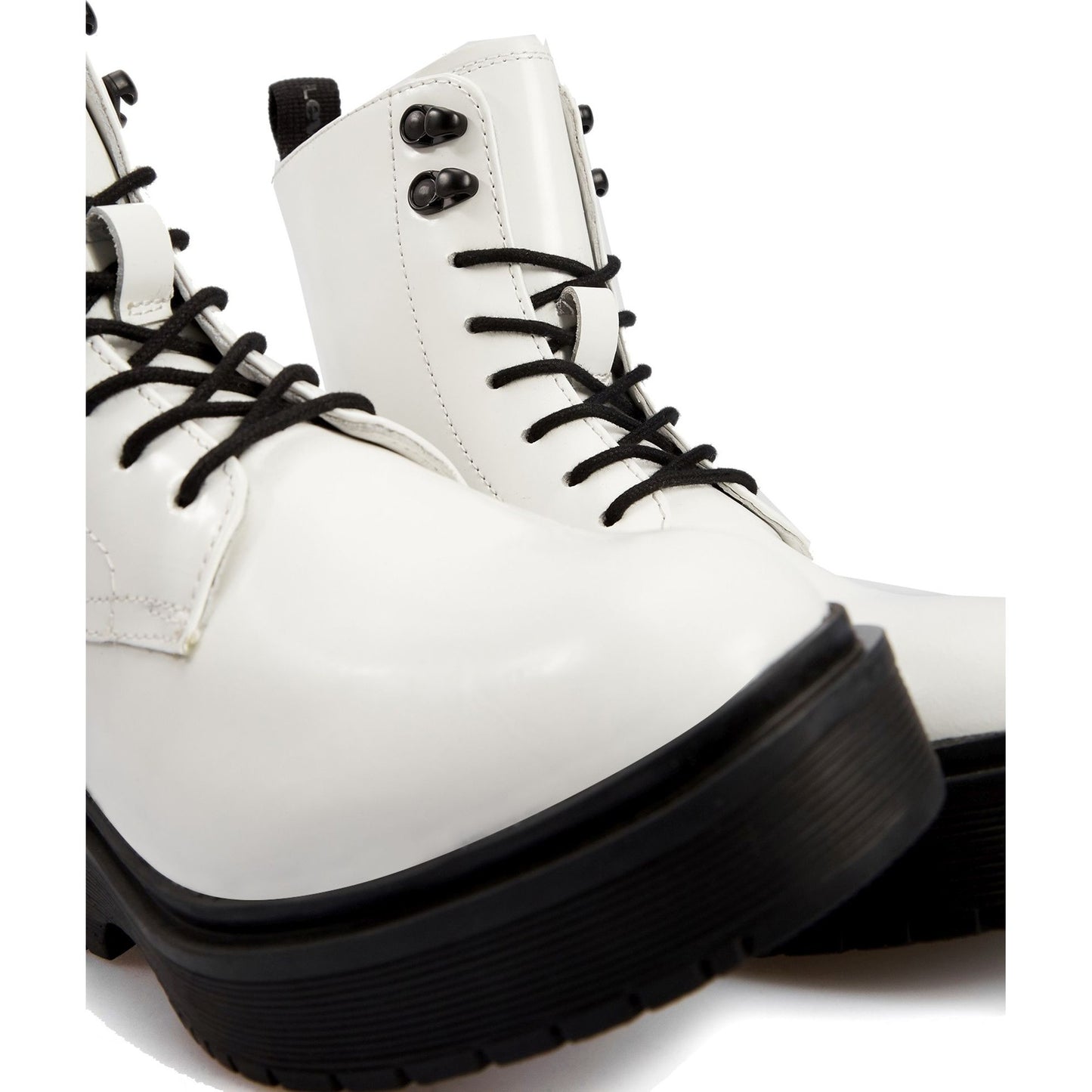 Bria Women's White Ankle Boots