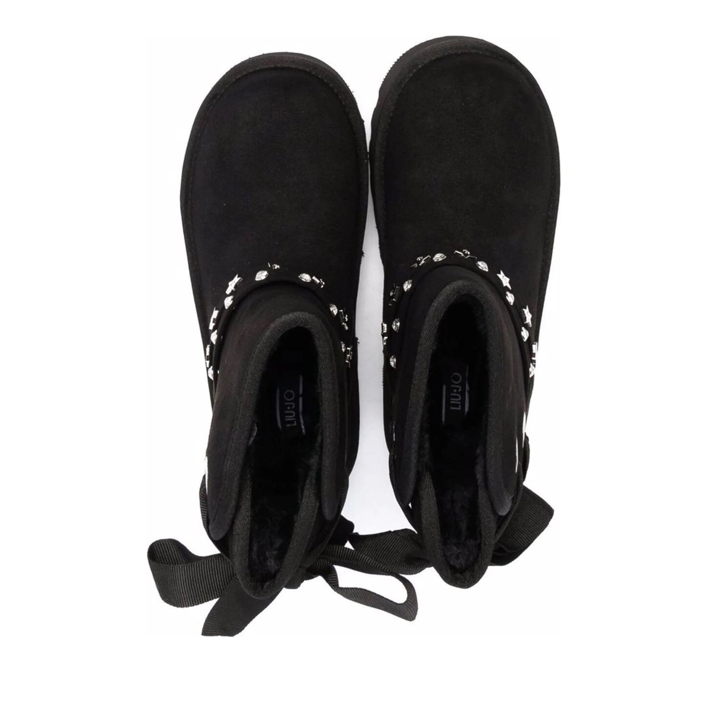 Nina 137 Girls' Black Ankle Boots