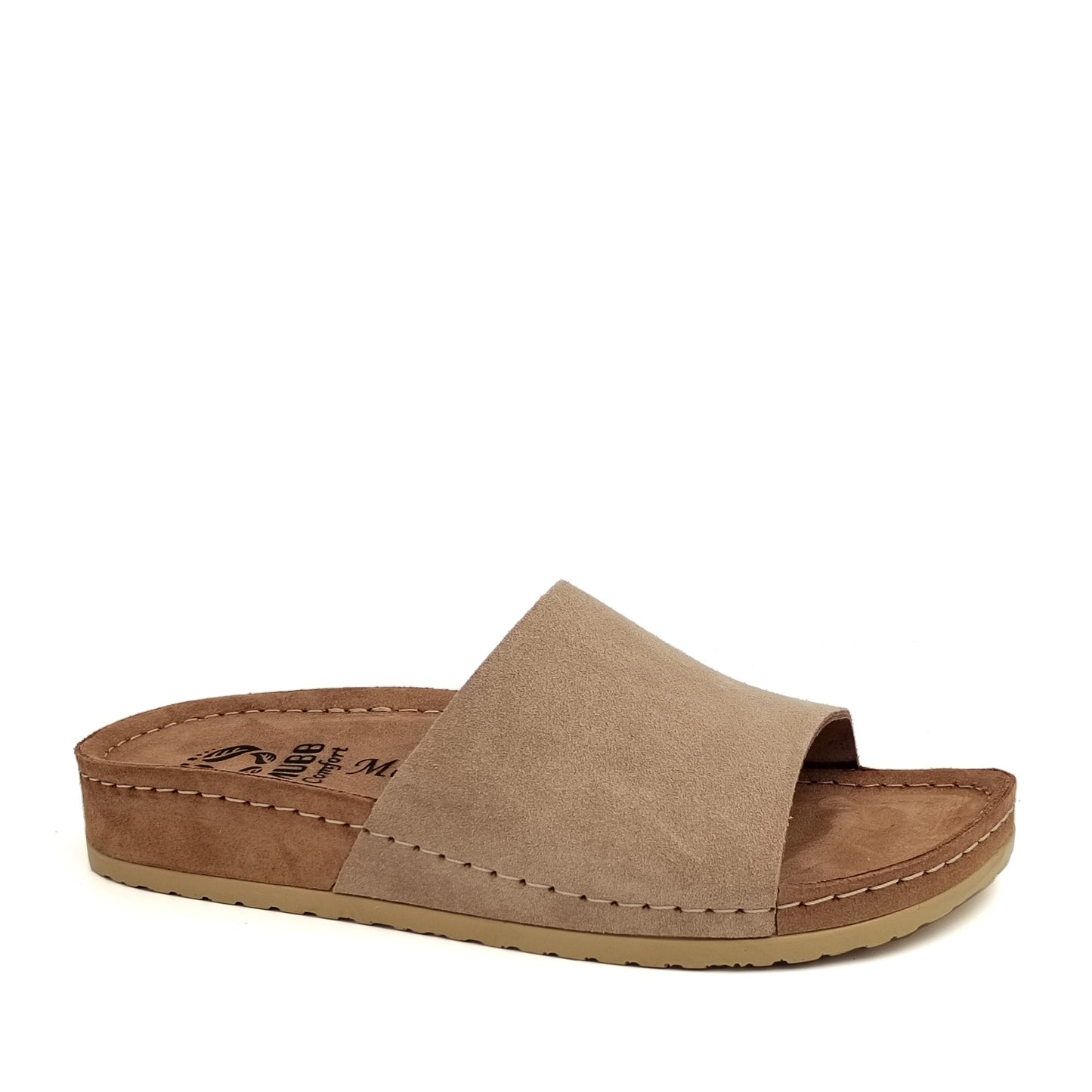 Nana Women's Beige Open-Toe Slippers