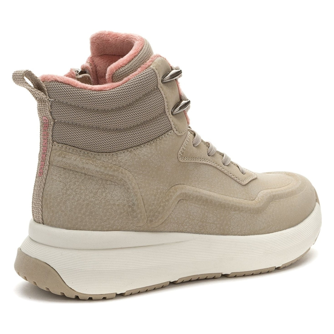 beige casual closed booties