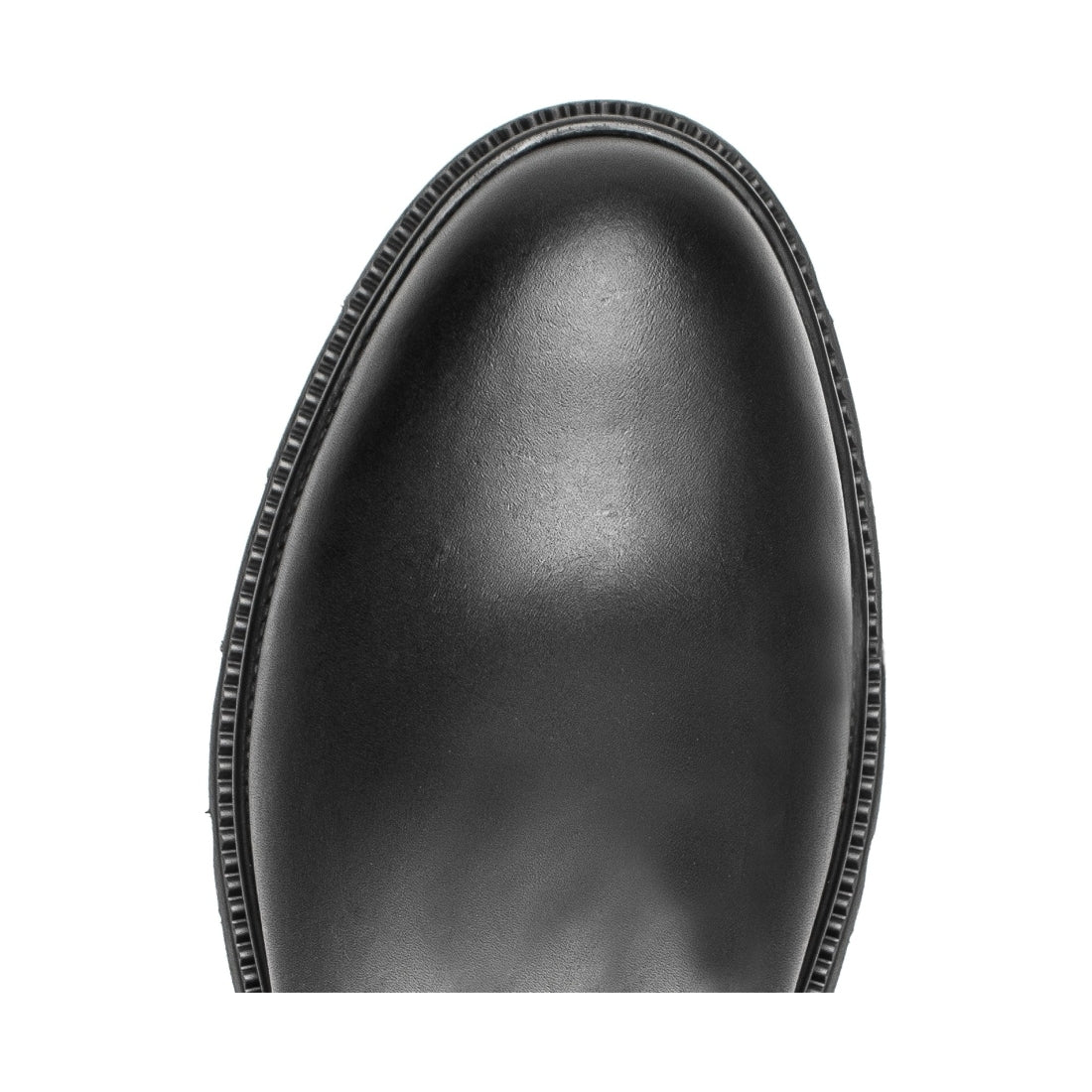 black casual closed boots