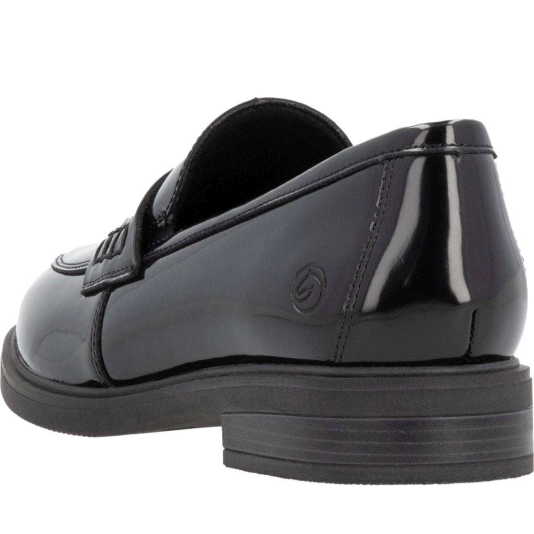 black elegant closed ladies shoes