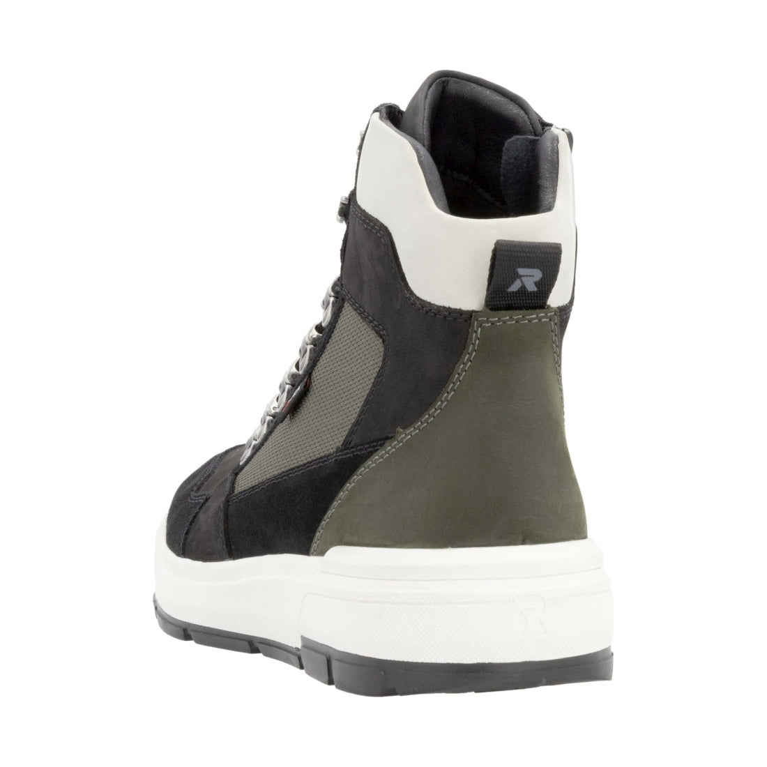 black casual closed men's boots