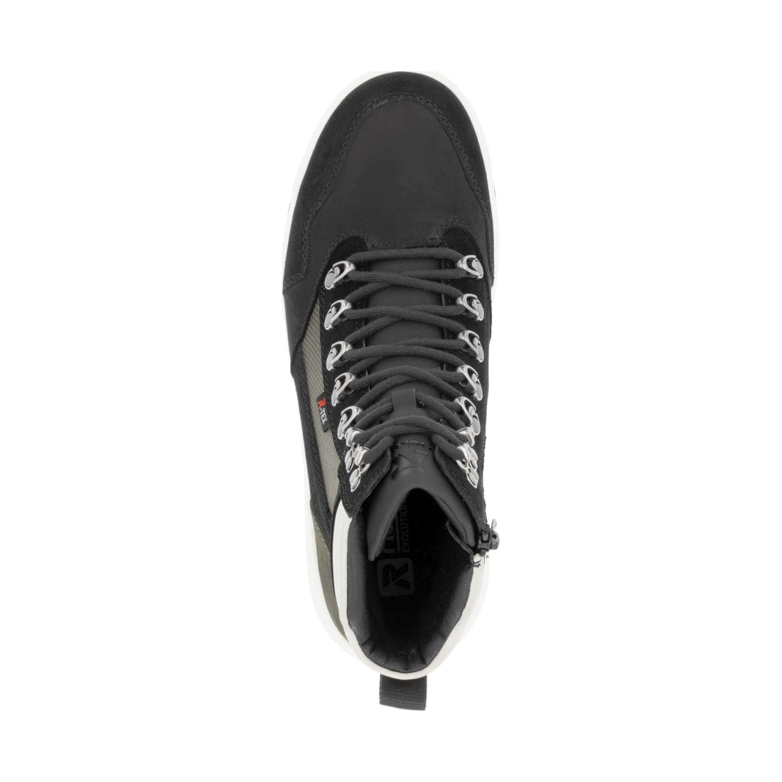 black casual closed men's boots