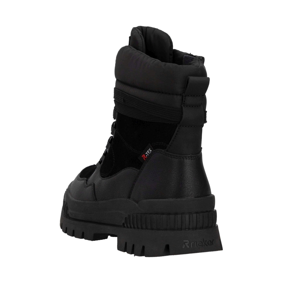 black casual closed ladies mid height boots