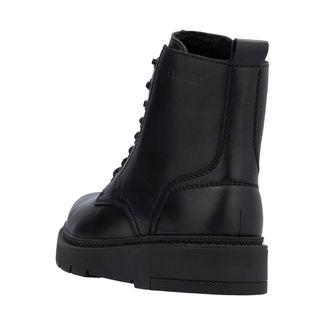 black casual closed men's boots