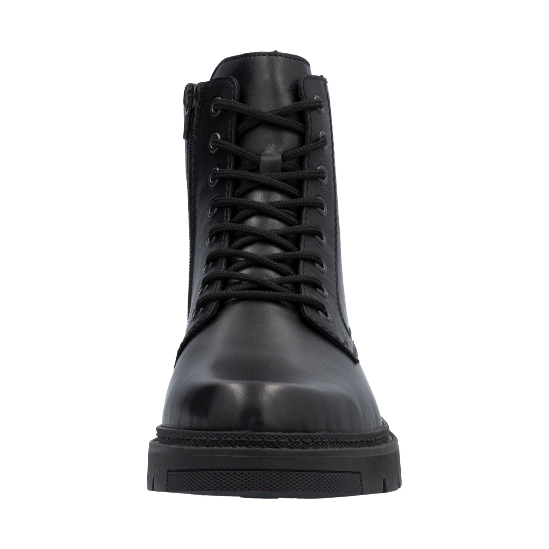black casual closed men's boots