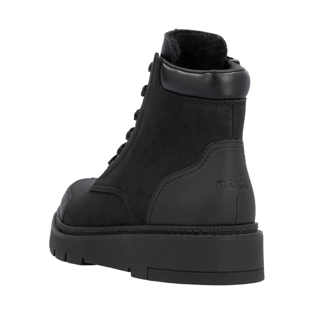 black casual closed men's boots