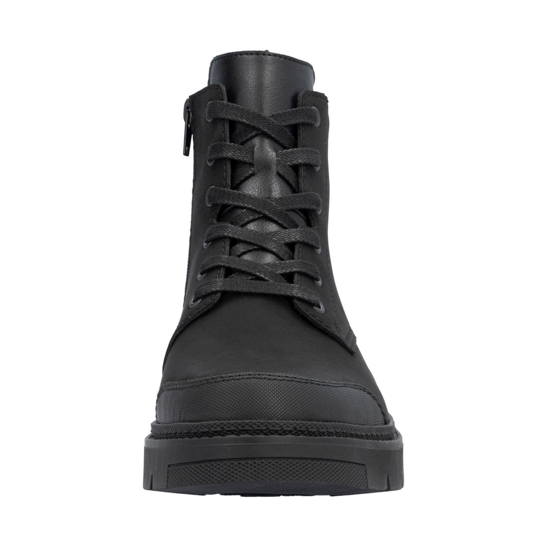 black casual closed men's boots