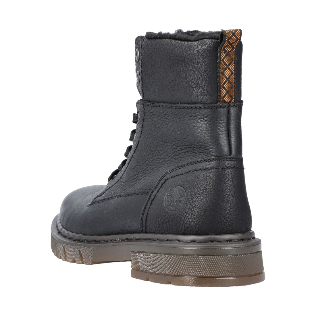 black casual closed men's boots