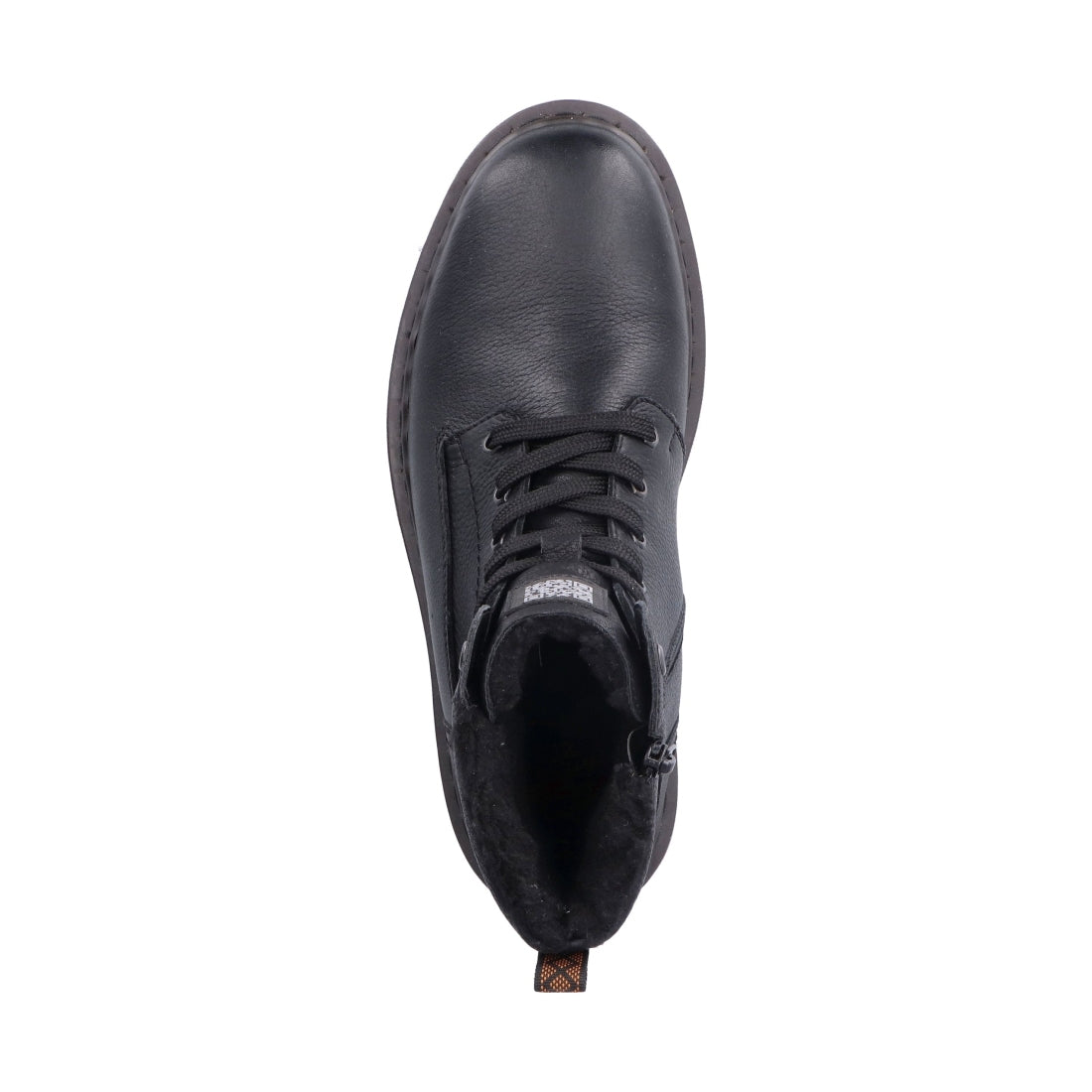 black casual closed men's boots