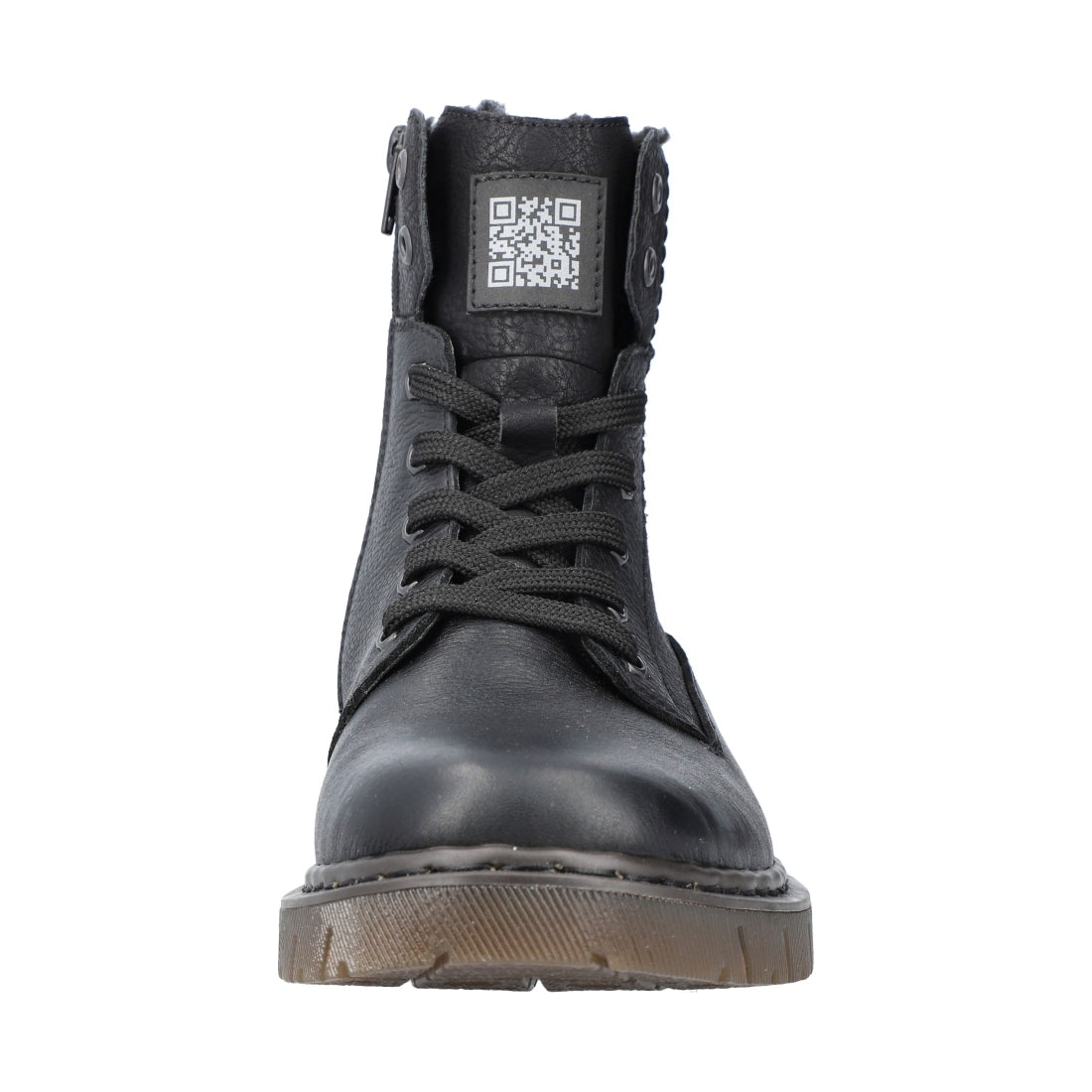 black casual closed men's boots