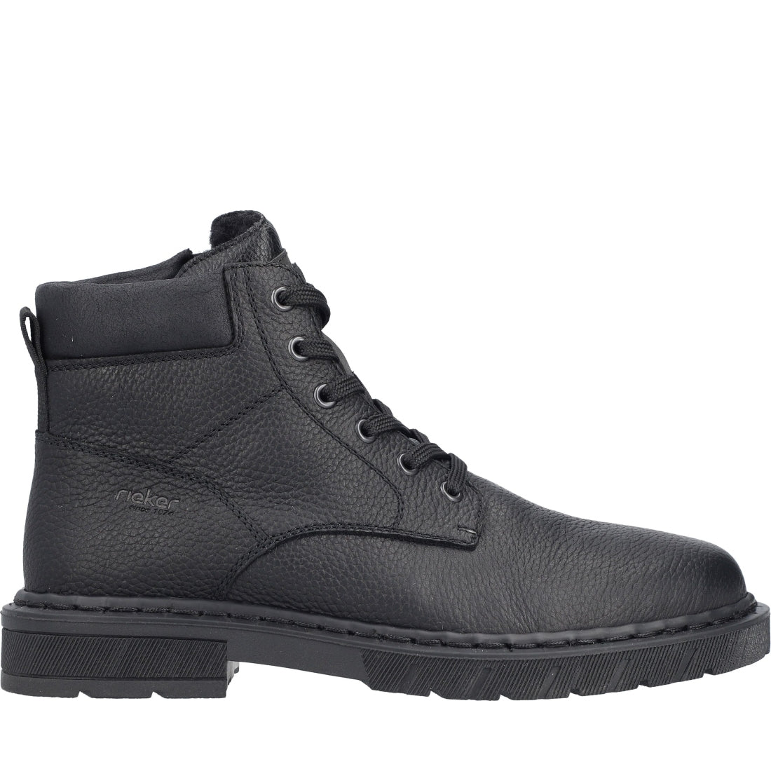 black casual closed men's boots