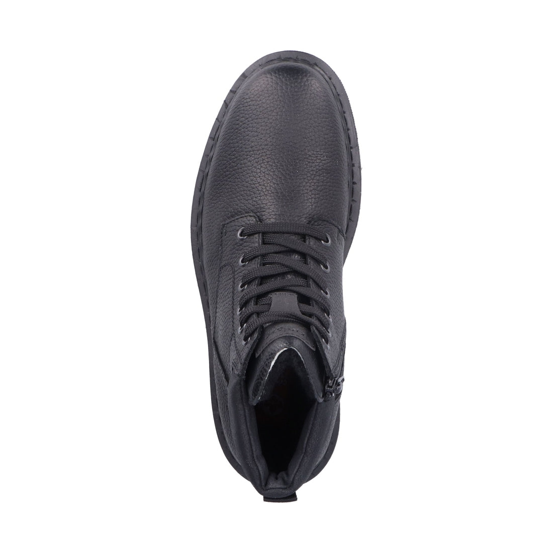 black casual closed men's boots