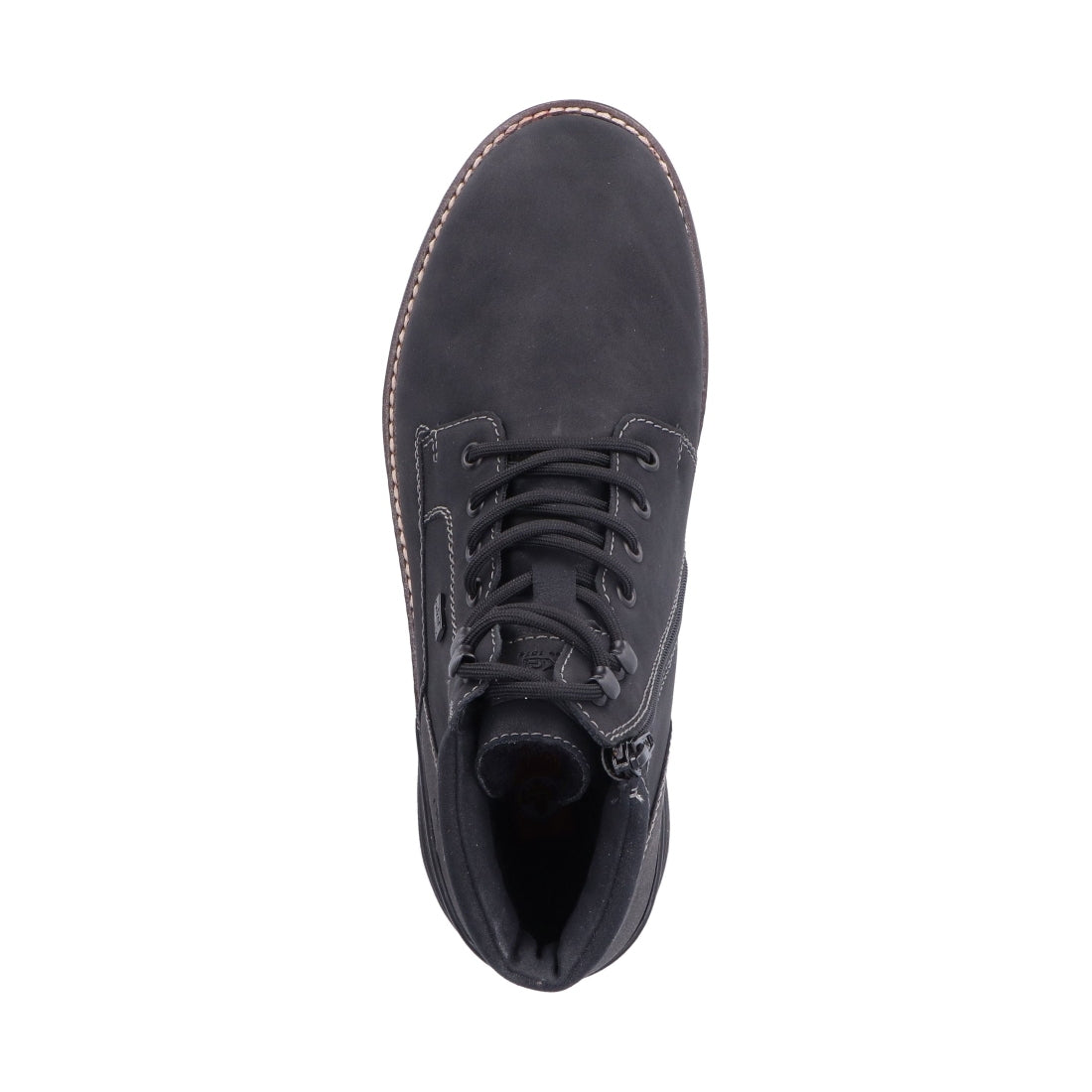 black casual closed men's boots