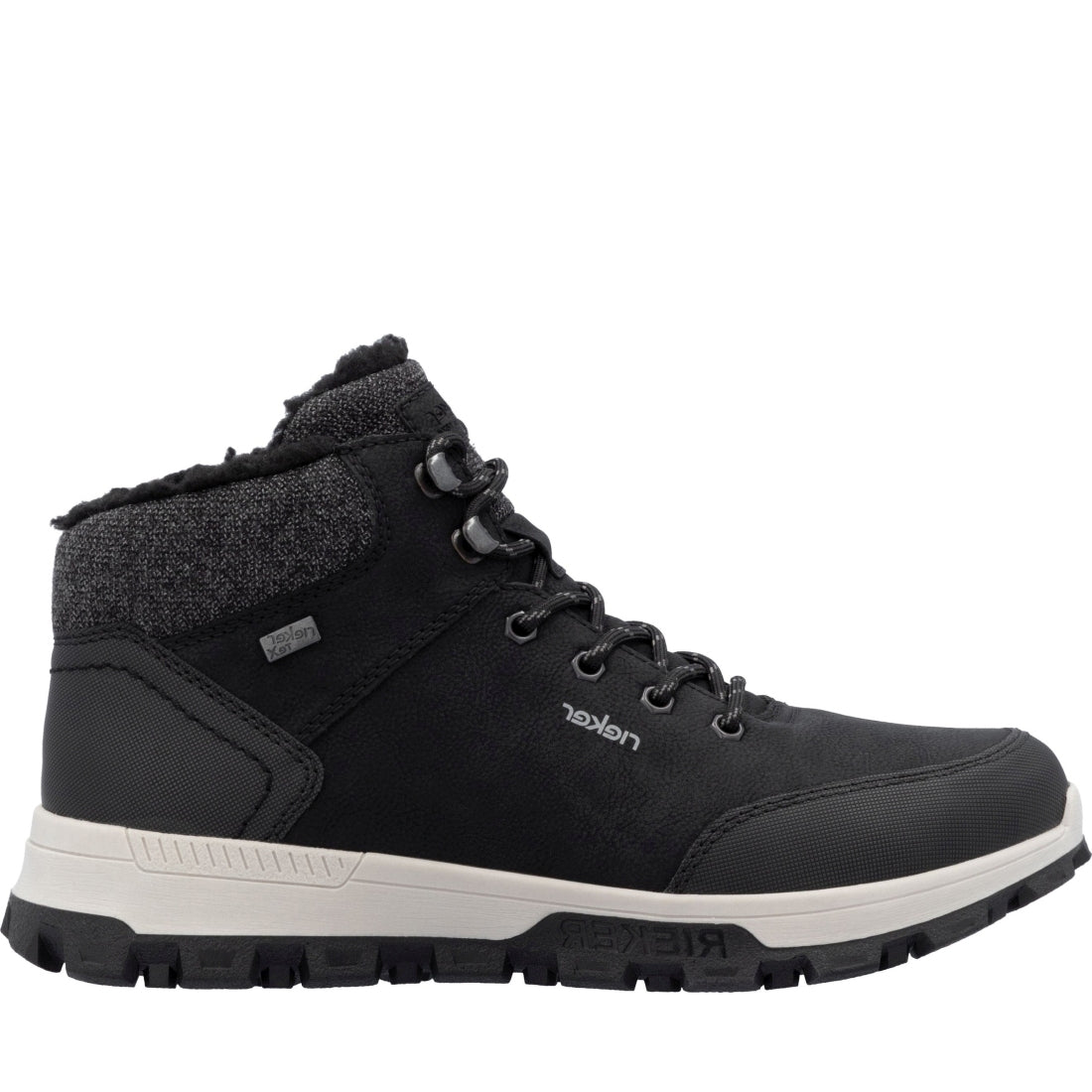 black casual closed men's boots