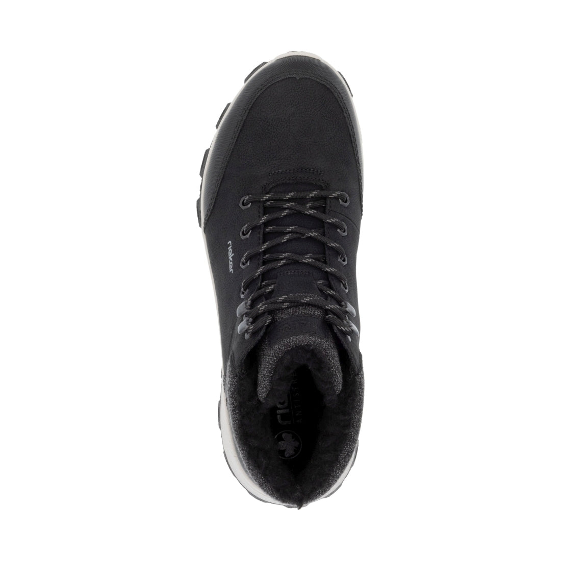 black casual closed men's boots