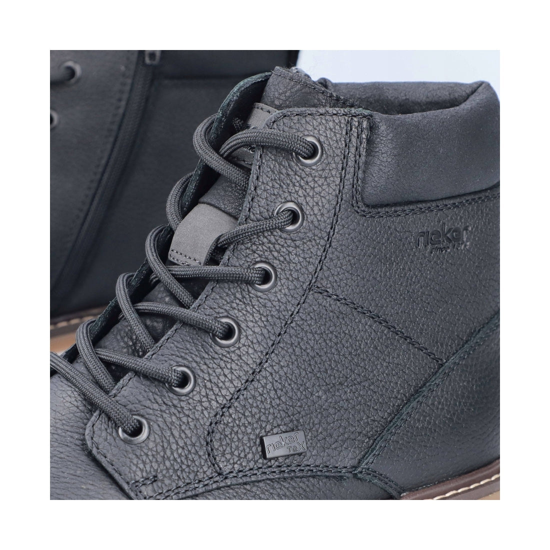 black casual closed men's boots
