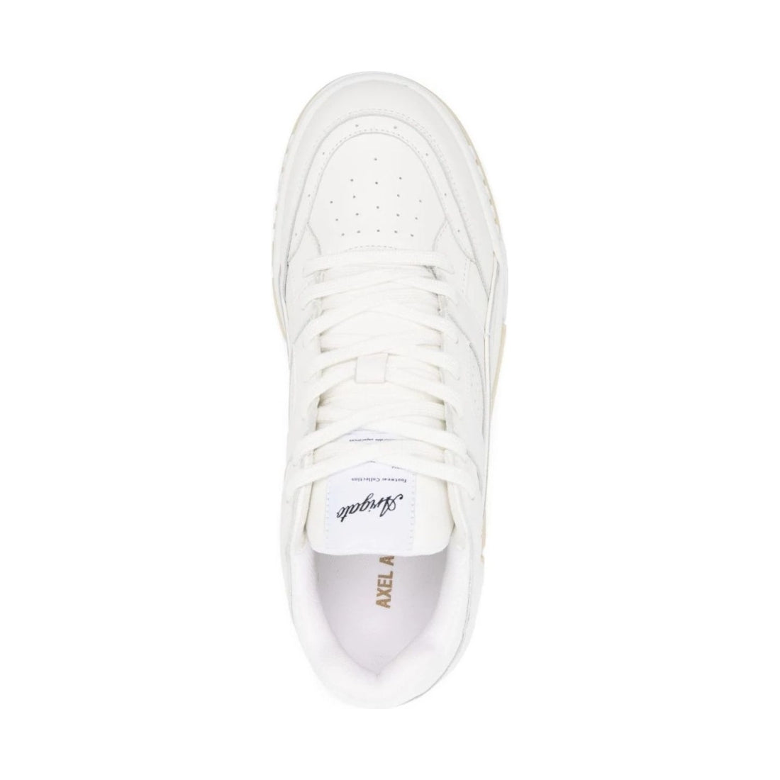 AXEL ARIGATO mens white, beige area lo sneaker | Vilbury London