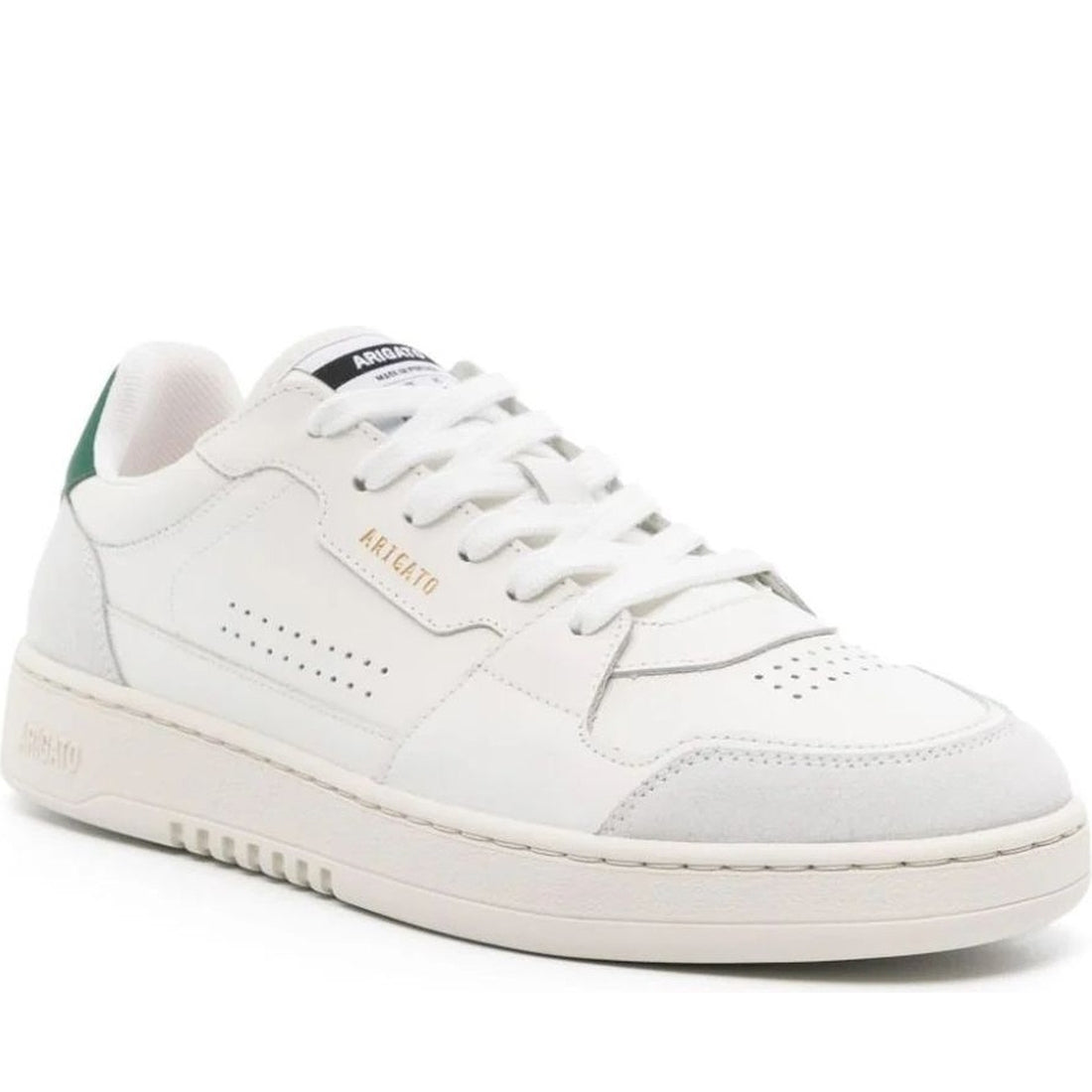 AXEL ARIGATO mens white, green dice lo sneaker | Vilbury London