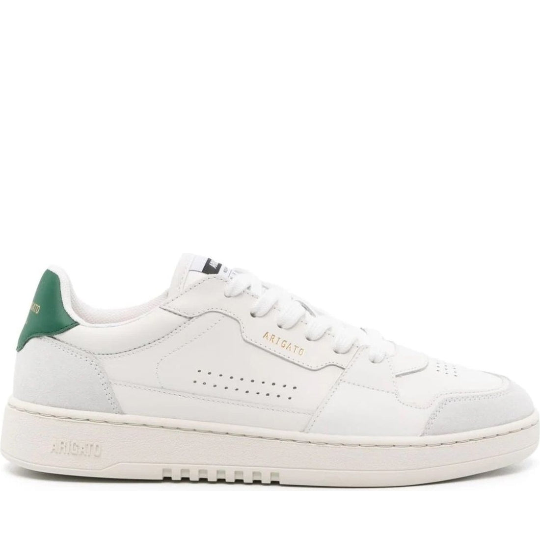 AXEL ARIGATO mens white, green dice lo sneaker | Vilbury London