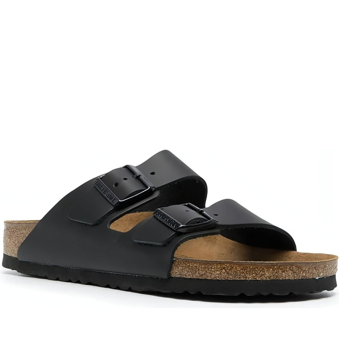 Birkenstock unisex adults black arizona nl slippers | Vilbury London