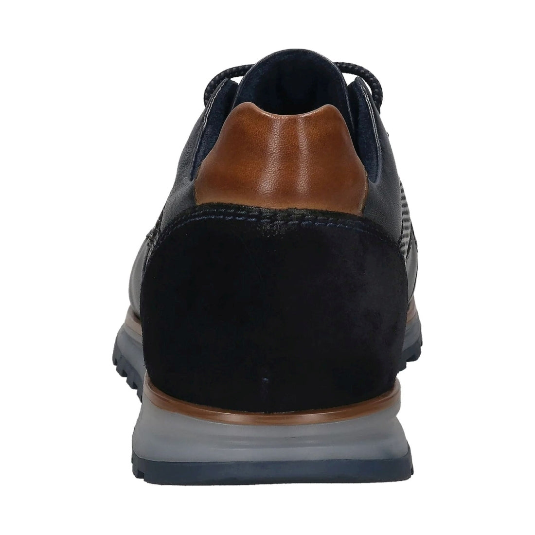 Bugatti mens dark blue cirino leisure trainers | Vilbury London