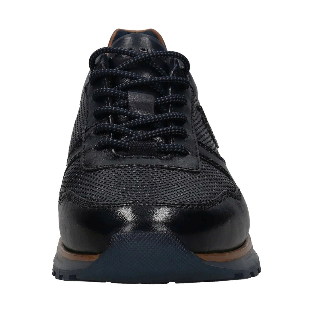 Bugatti mens dark blue cirino leisure trainers | Vilbury London