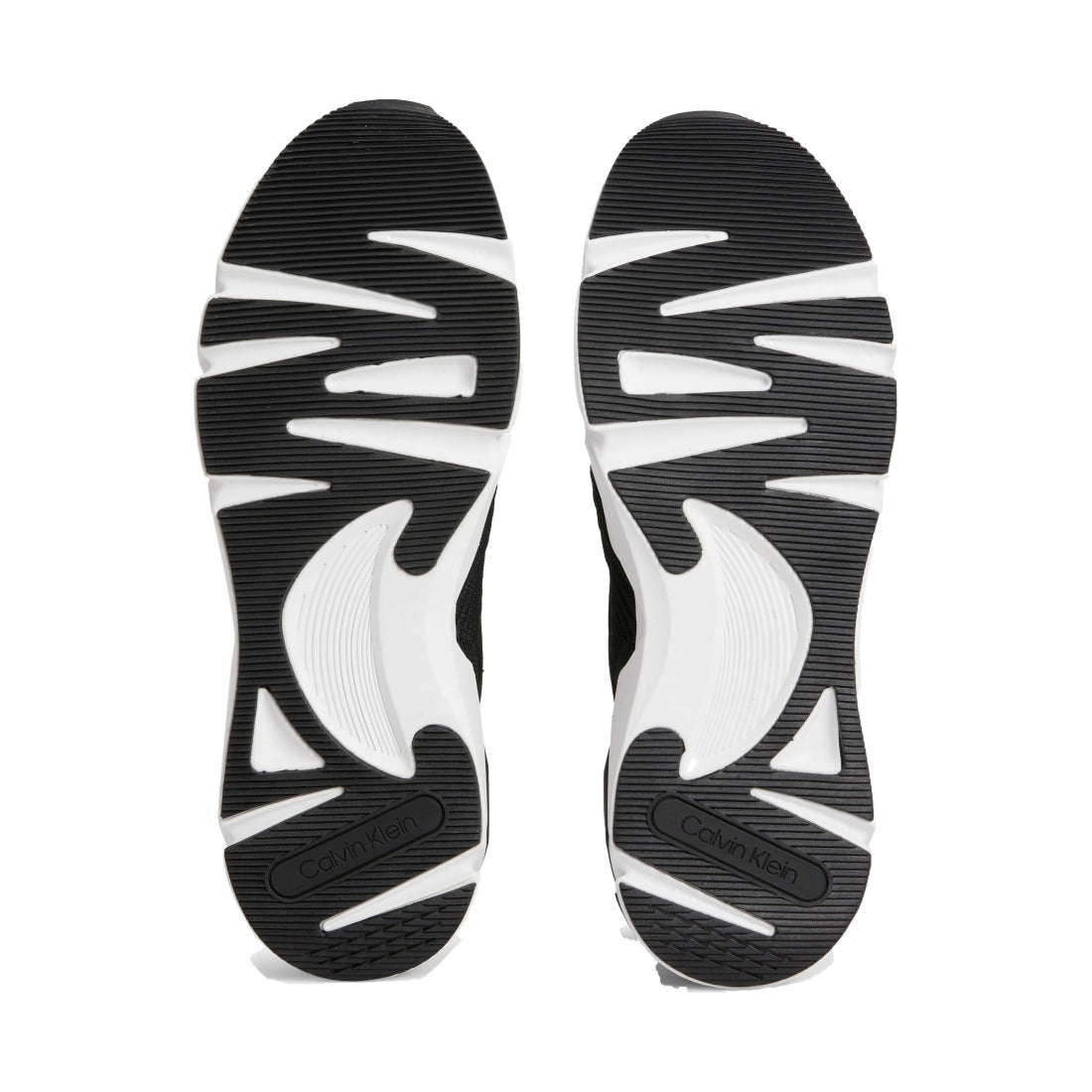 Calvin Klein mens black low top lace up knit leisure | Vilbury London