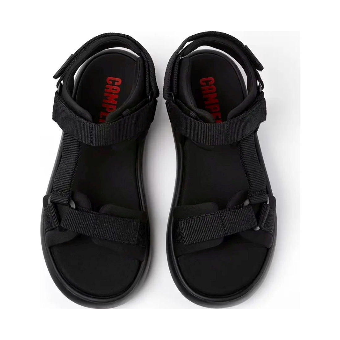 Camper mens black lasted sandals | Vilbury London