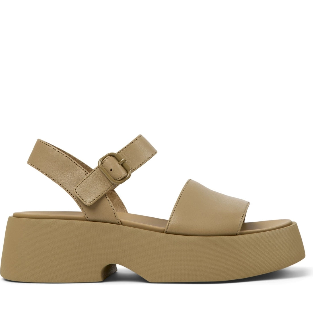 Camper womens medium brown lasted sandals | Vilbury London