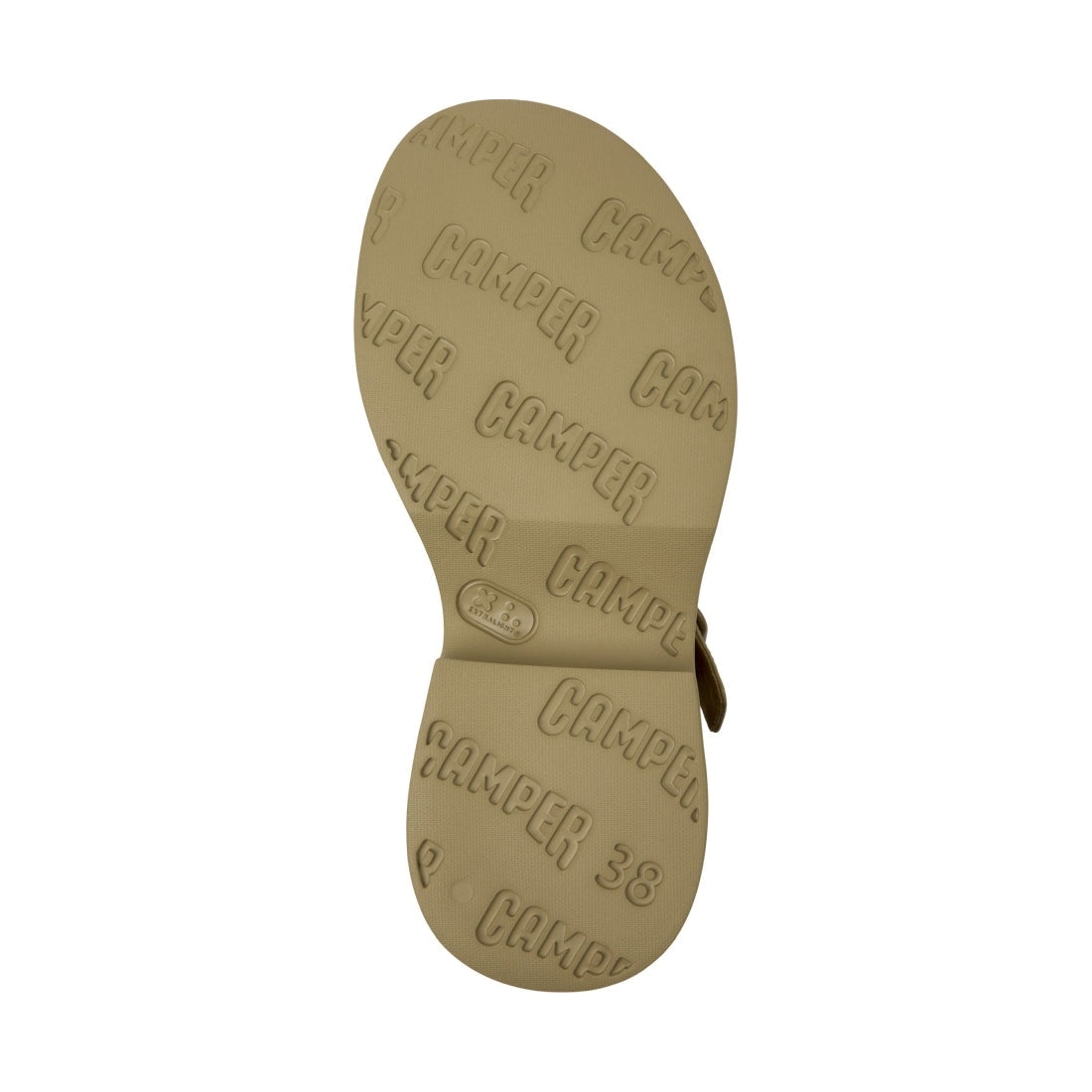Camper womens medium brown lasted sandals | Vilbury London