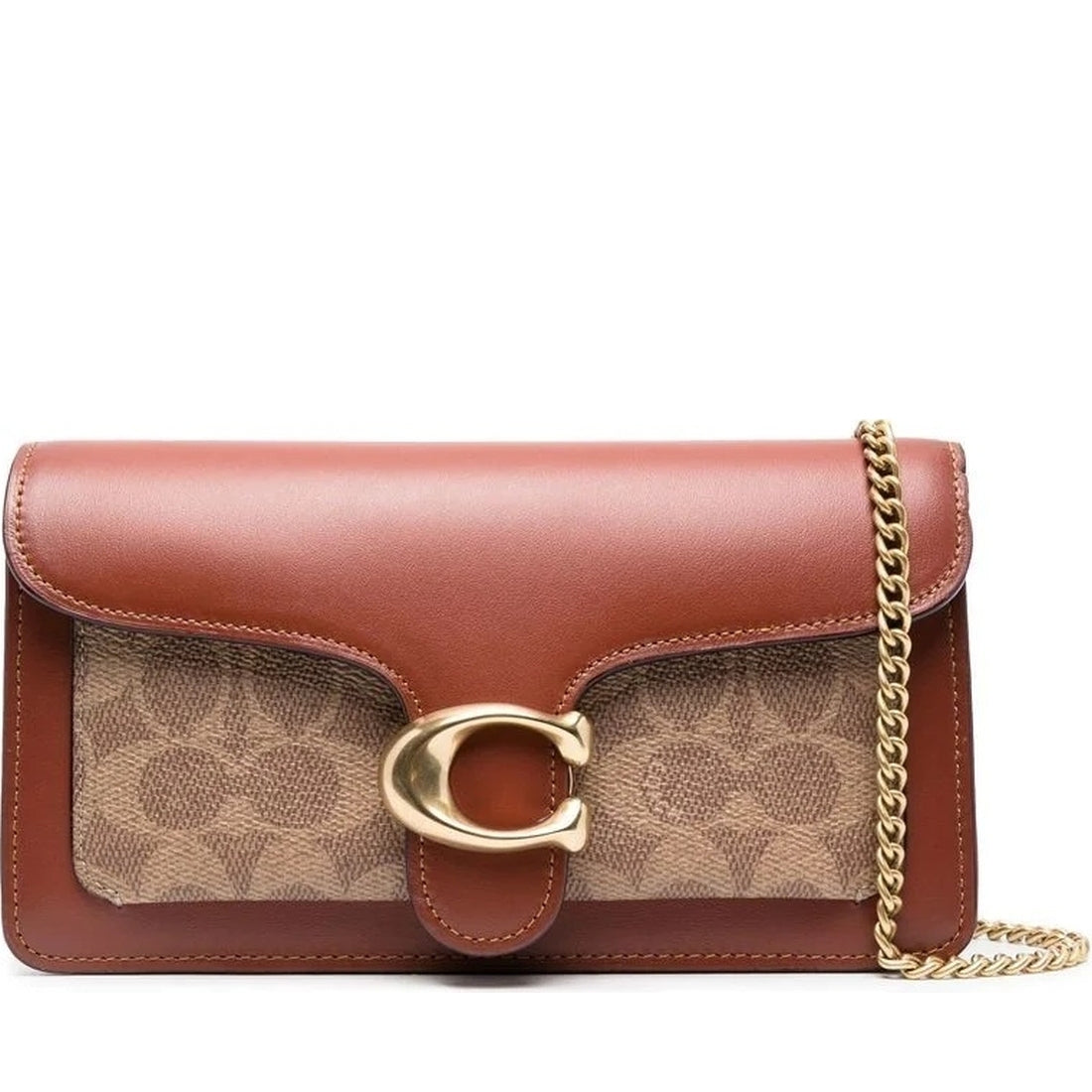 signature tabby chain clutch