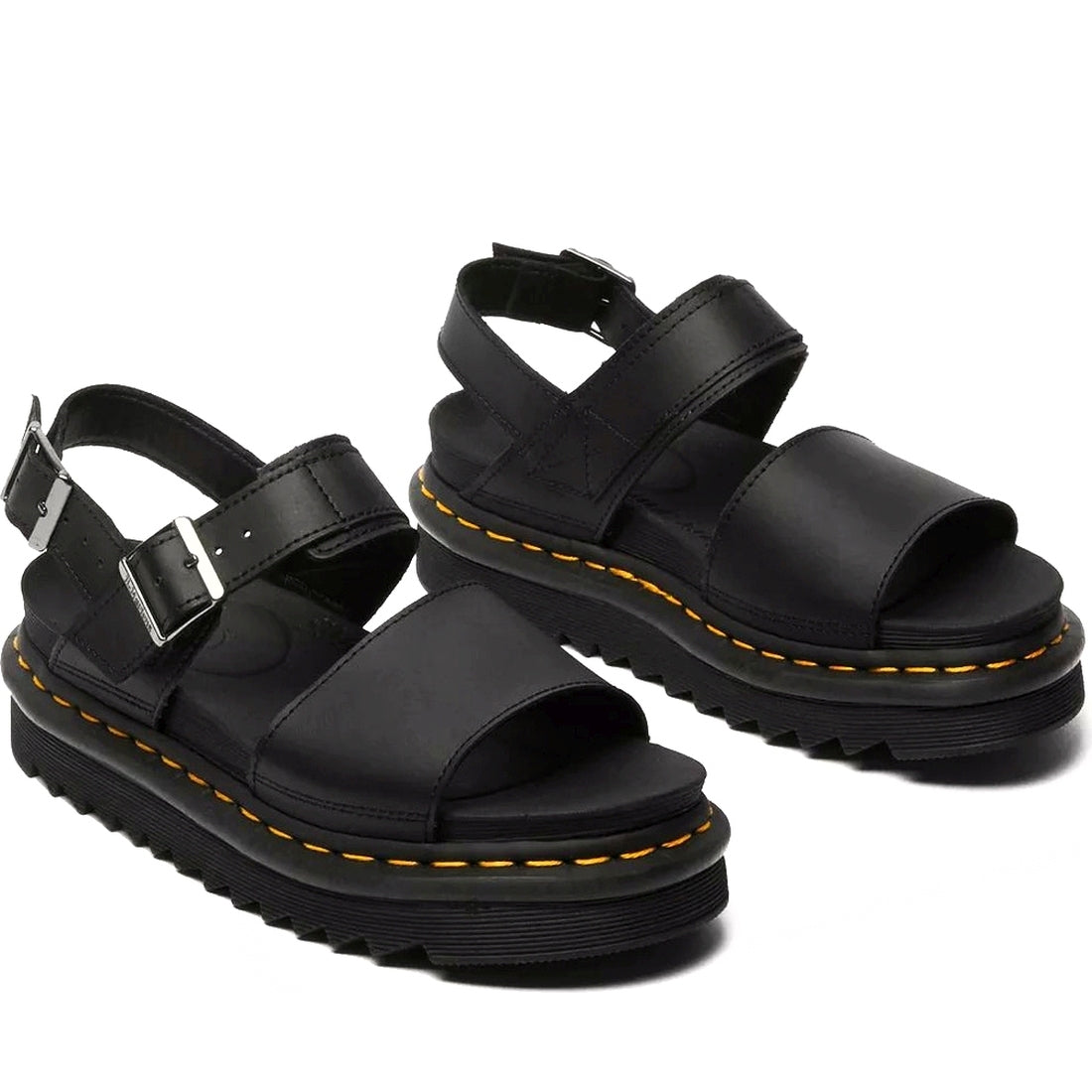 Dr. Martens womens black voss hydro sandals | Vilbury London