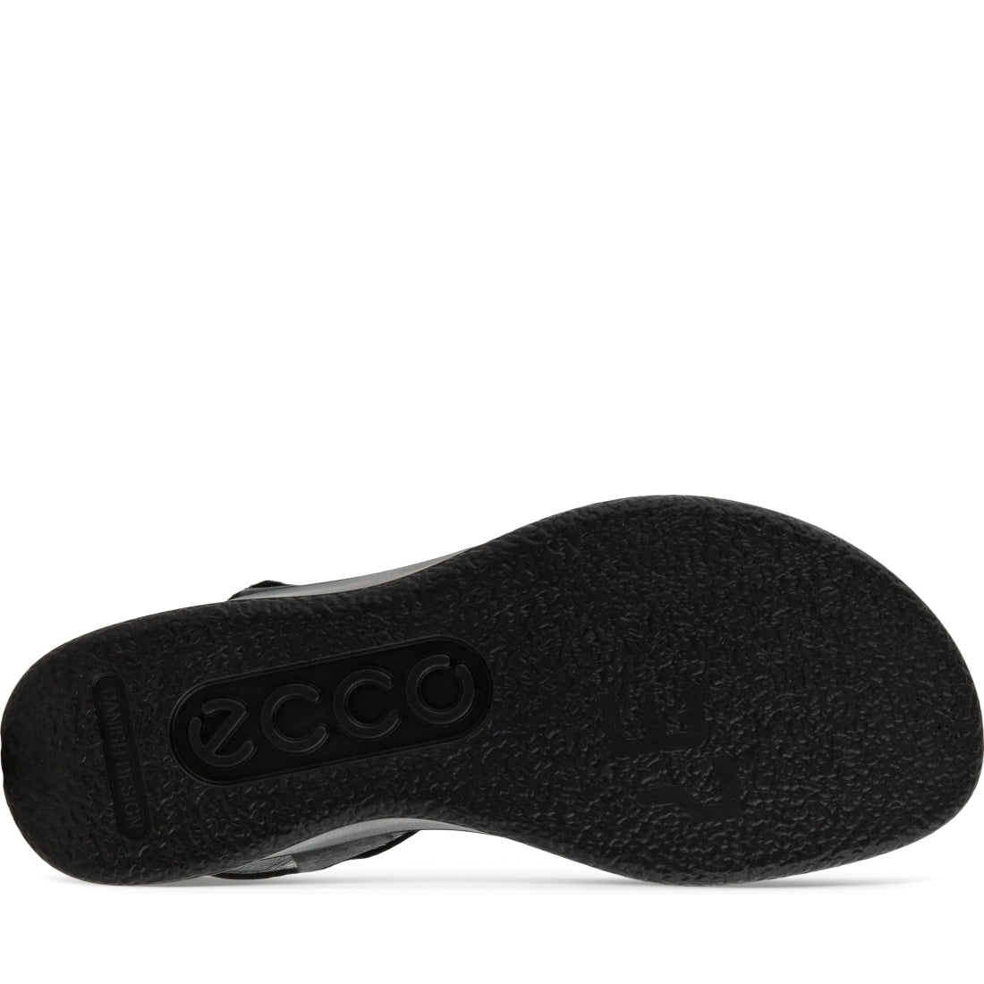 ECCO womens black flowt sandals | Vilbury London