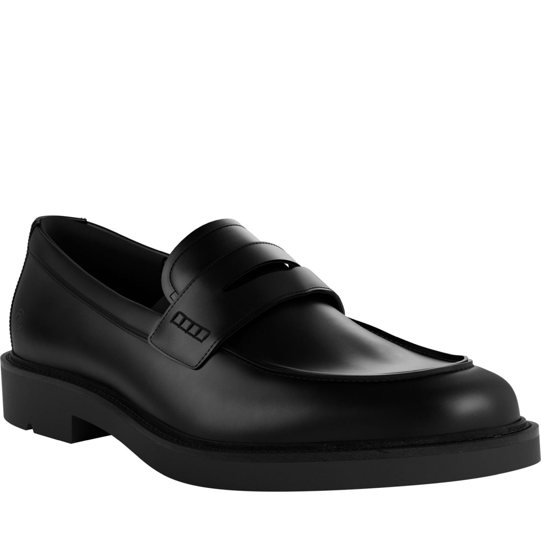 ECCO mens black metropole london loafers | Vilbury London