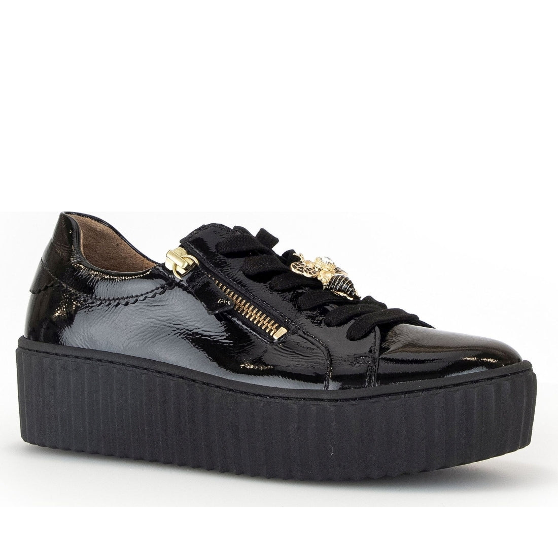 leisure trainers black