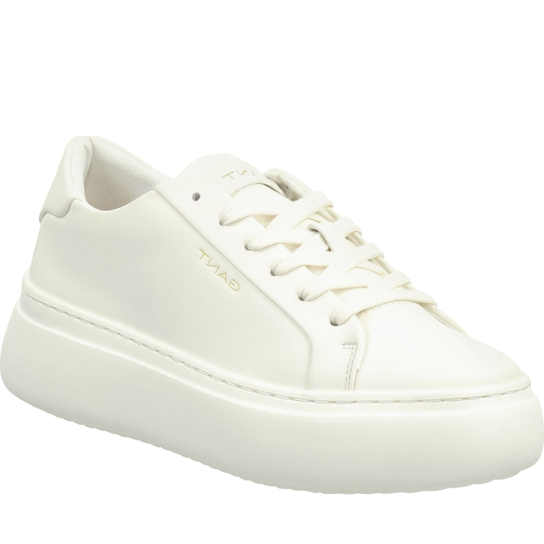 Gant womens g29 white jennise leisure trainers | Vilbury London
