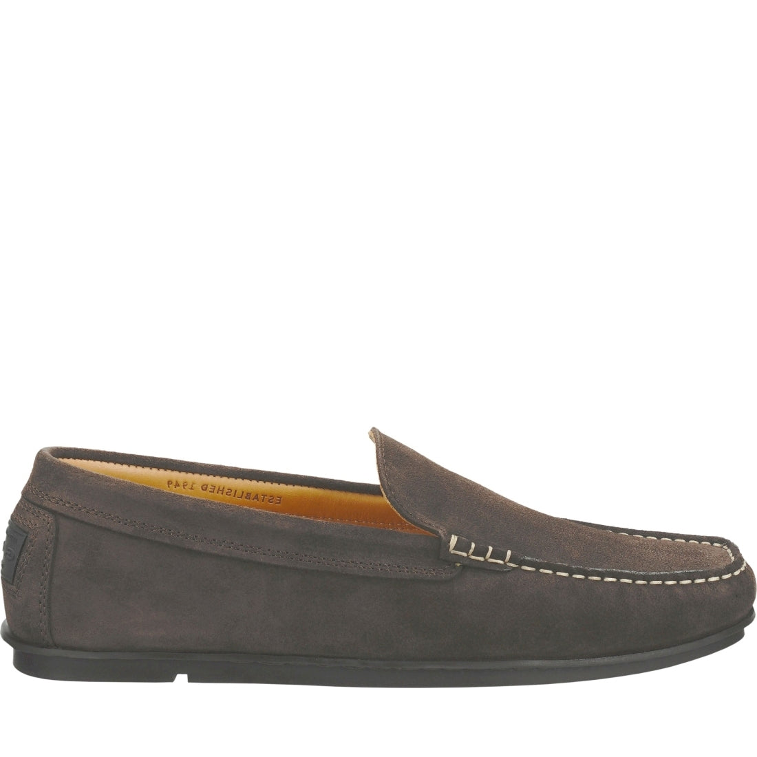 Gant mens g46 dark brown wilmon mocasins | Vilbury London