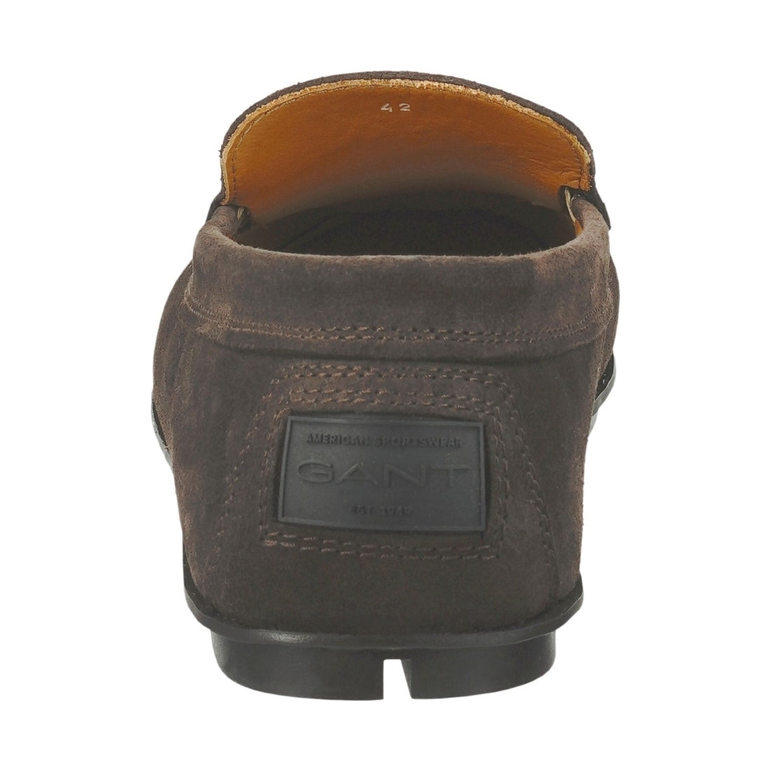 Gant mens g46 dark brown wilmon mocasins | Vilbury London