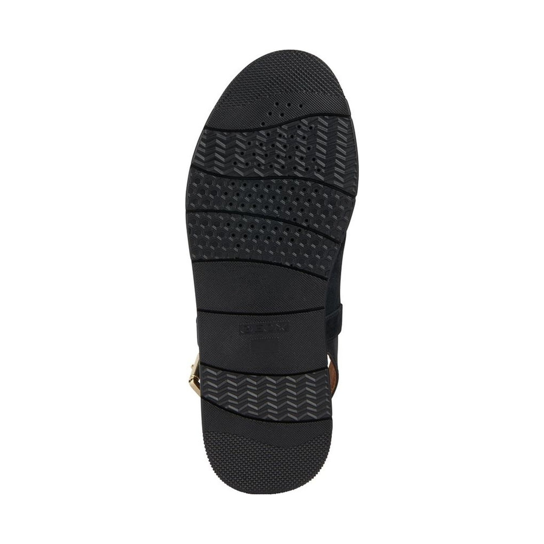 Geox womens black dandra sandals | Vilbury London