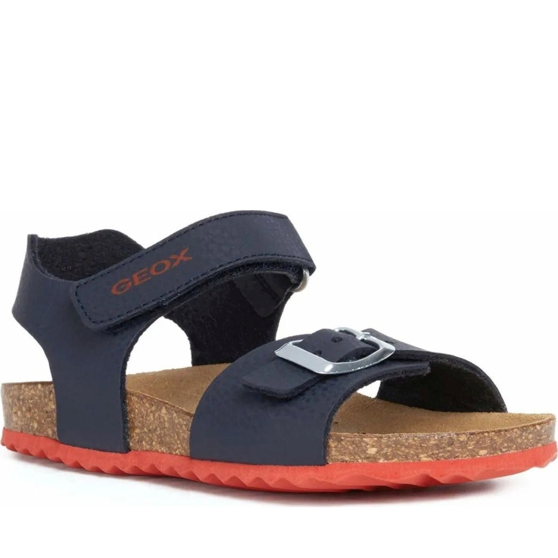 Geox boys navy, red ghita sandals | Vilbury London